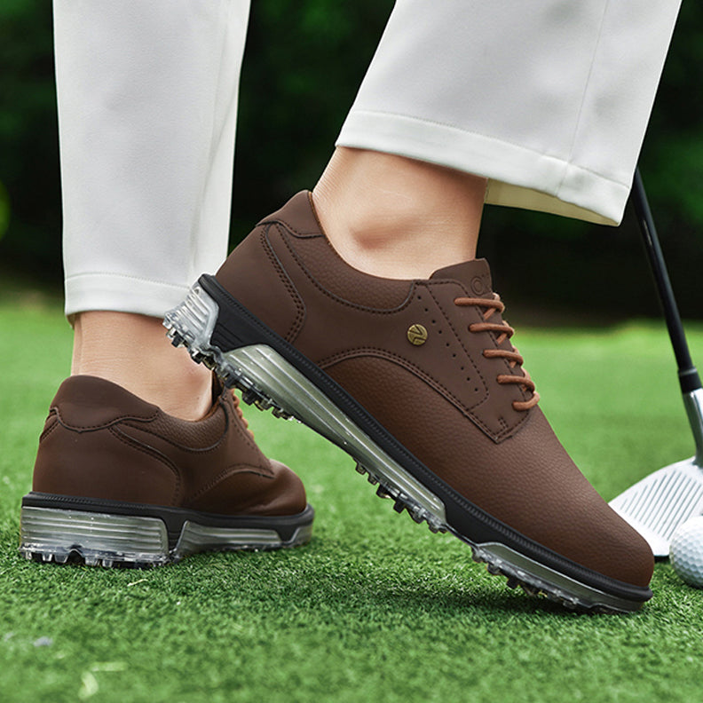 Eliam - Heren golfschoenen met een Profielzool en een vetersluiting, speciaal ontwikkeld voor golfers die vaak komen