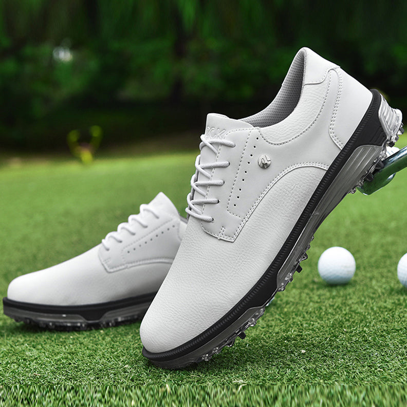 Eliam - Heren golfschoenen met een Profielzool en een vetersluiting, speciaal ontwikkeld voor golfers die vaak komen