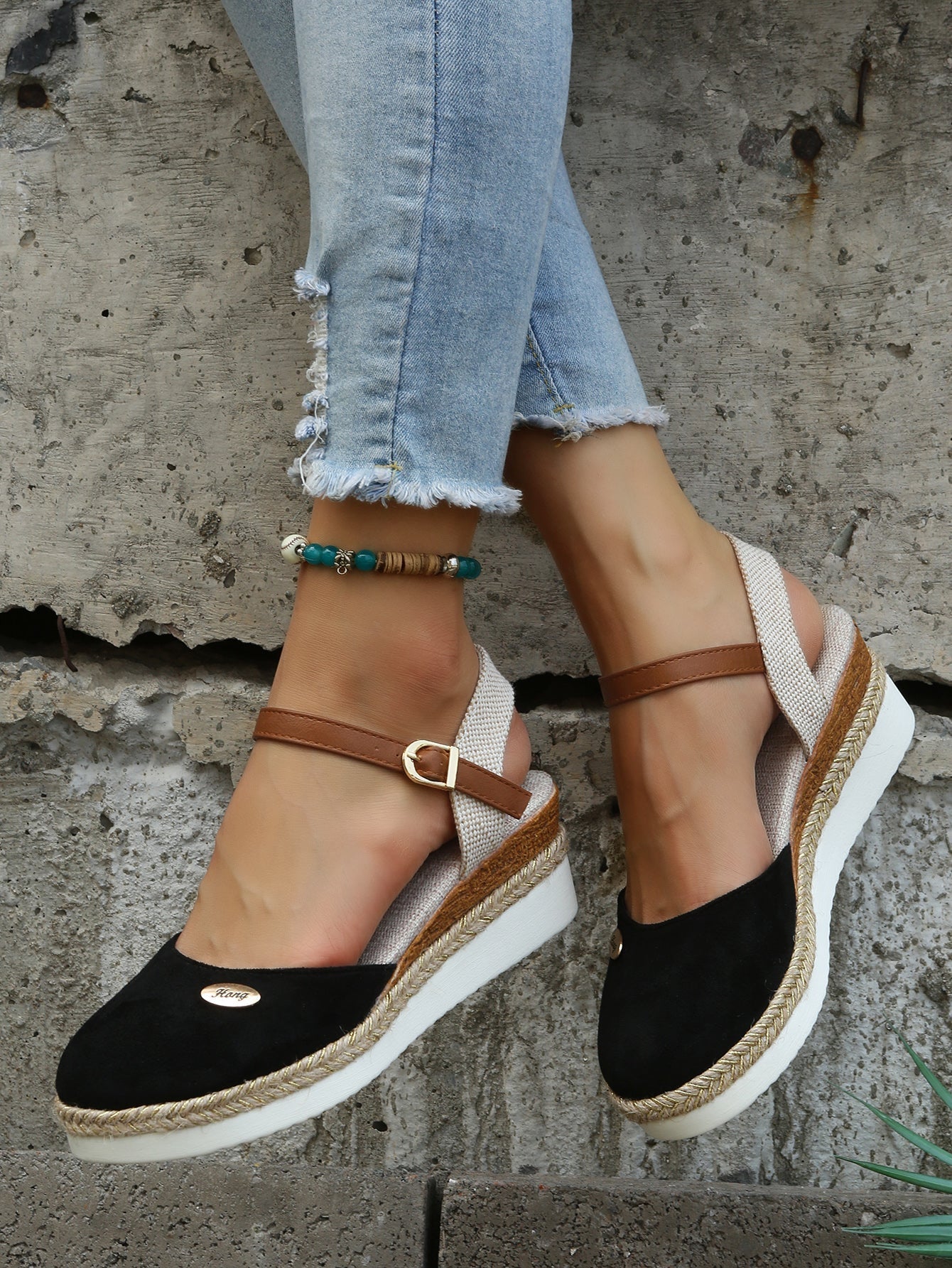 Cosette - Orthopedische, trendy bruine espadrilles