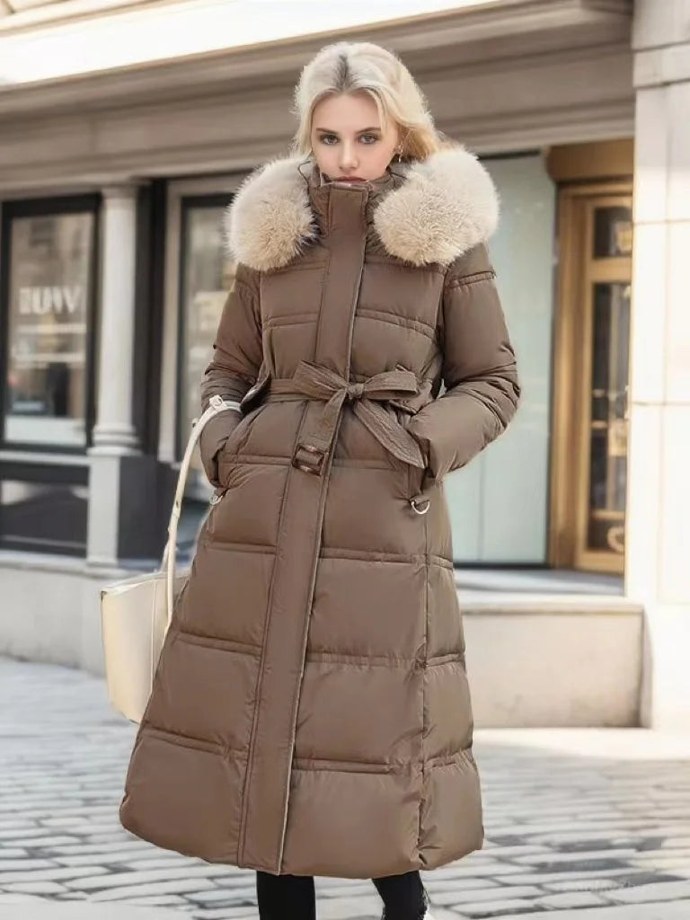 Elisabeth - Luxueuze lange Parka-jas