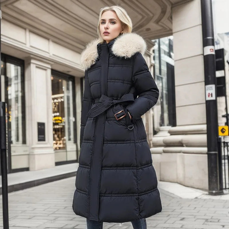 Elisabeth - Luxueuze lange Parka-jas