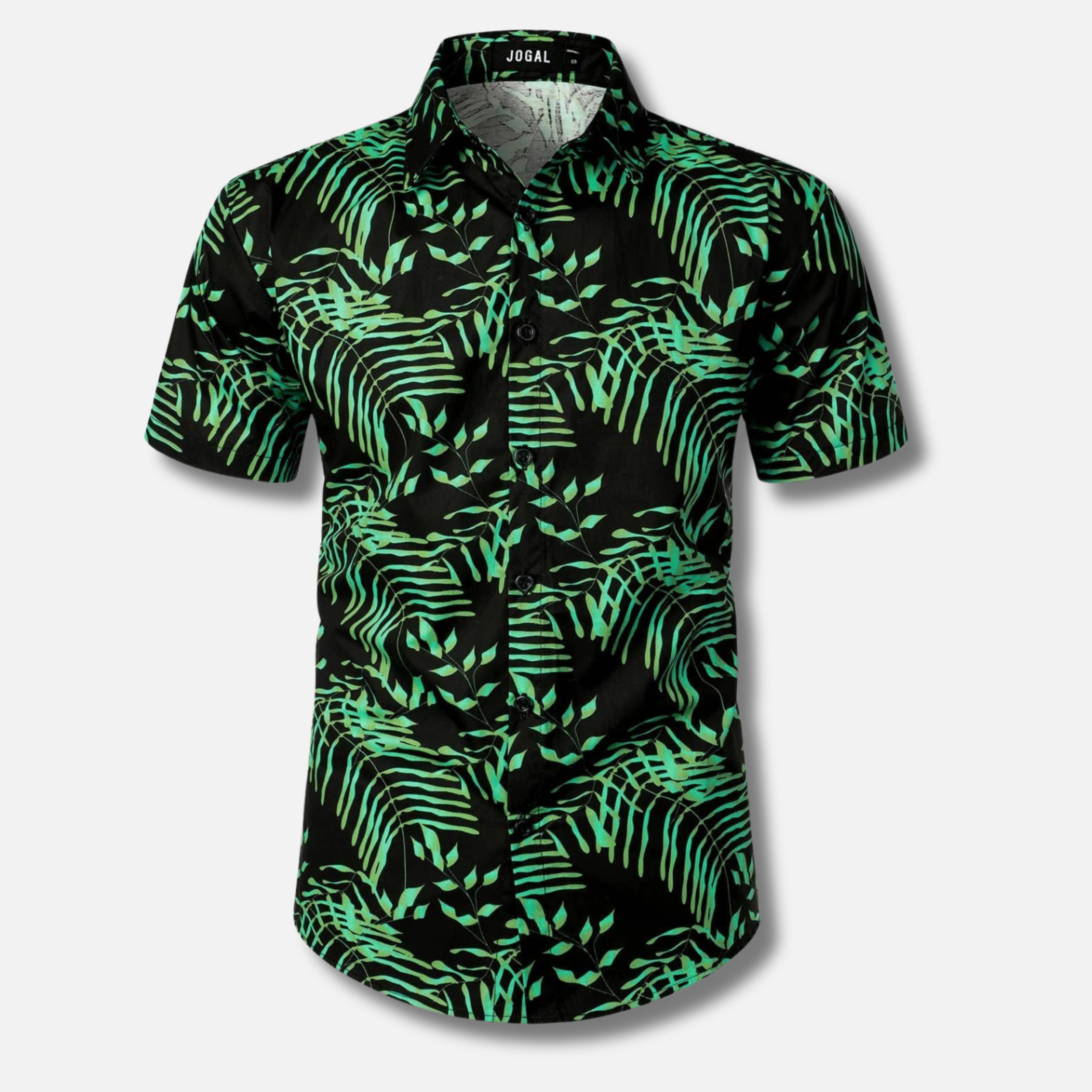 Rhodes - Hawaii Surfblouse met bloemen voor mannen