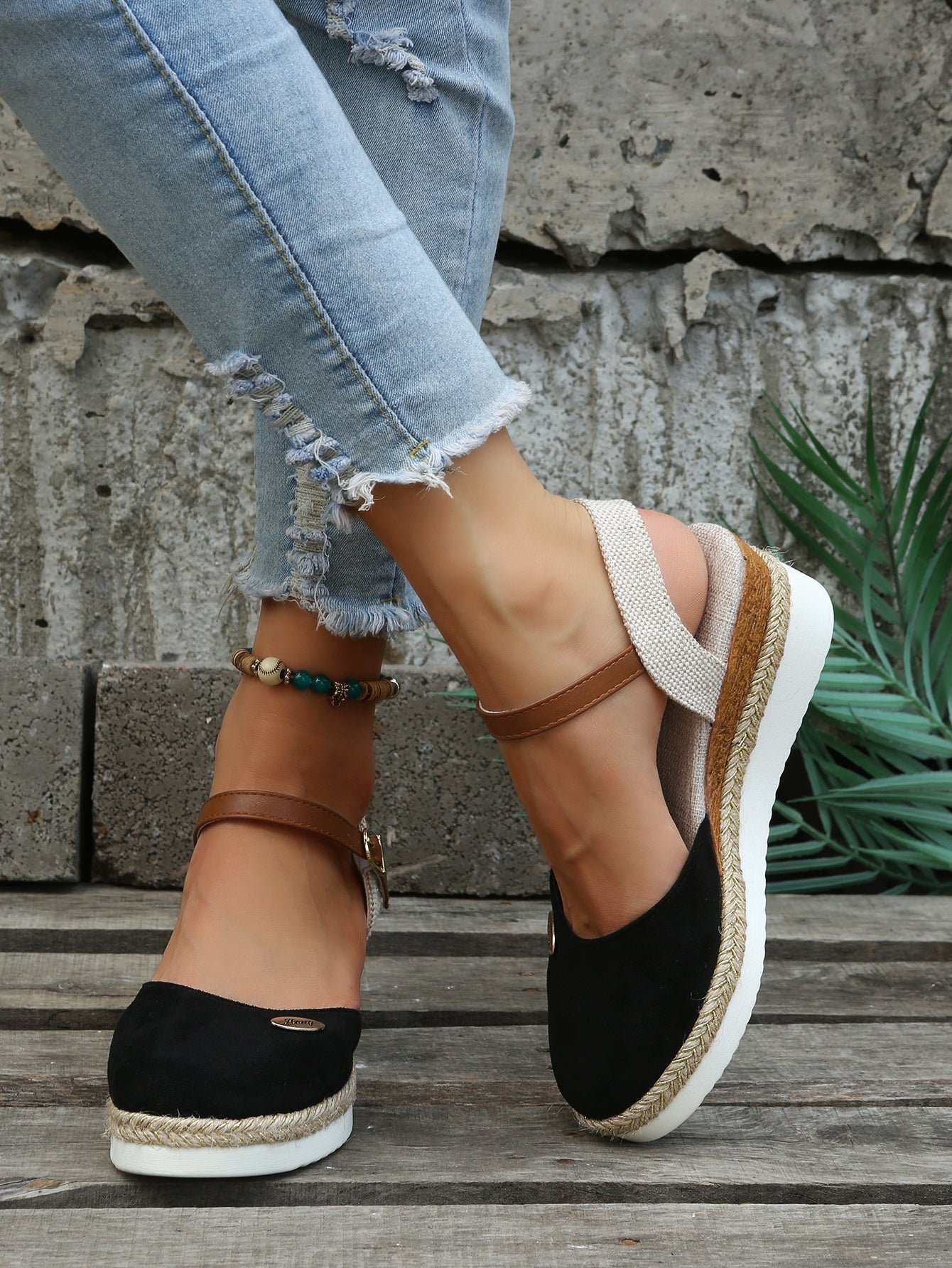 Cosette - Orthopedische, trendy bruine espadrilles