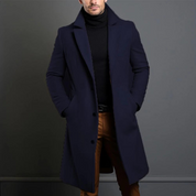 Elijah - Lange, casual trenchcoat voor heren