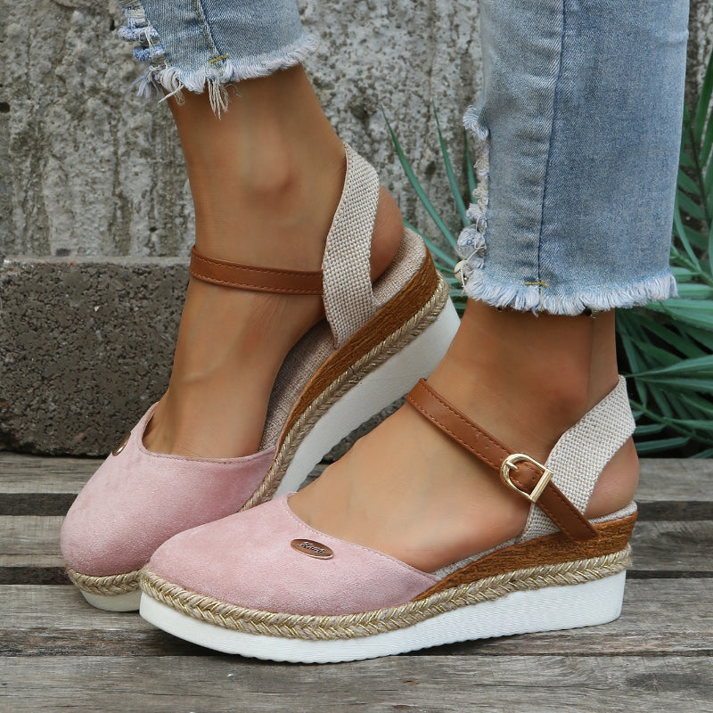 Cosette - Orthopedische, trendy bruine espadrilles