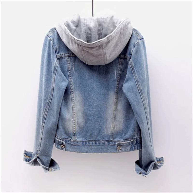 Natasha - Denim jas met capuchon