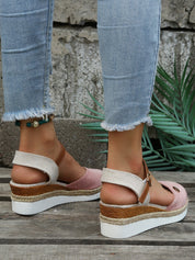 Cosette - Orthopedische, trendy bruine espadrilles