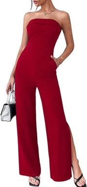 Anne - Elegante rugloze jumpsuit