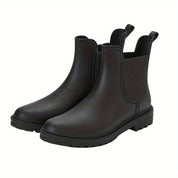 Christina - Dames Regenlaarzen – Waterdichte Enkelhoge Boots, Antislip en Modieus