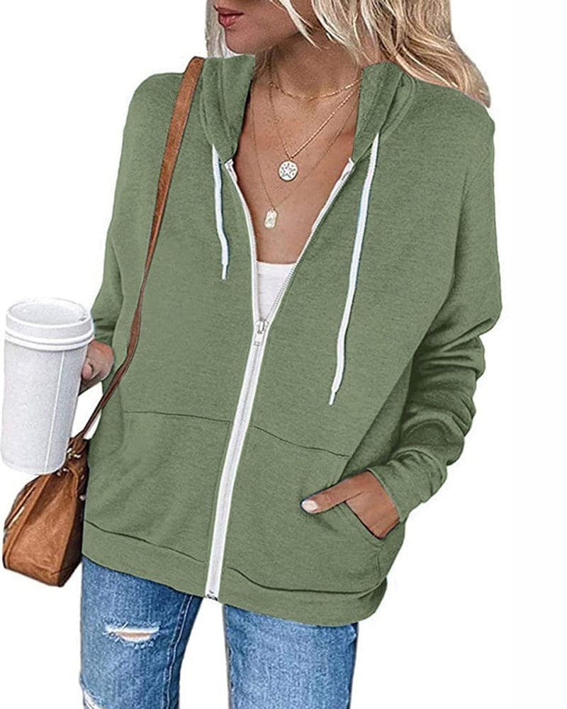 Juliana - Dames Zipped Hoodie