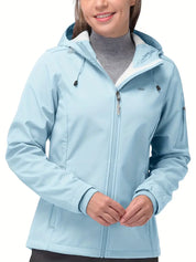 Megan - Softshell jas voor dames - Winddicht, waterafstotend en ademend outdoorjack