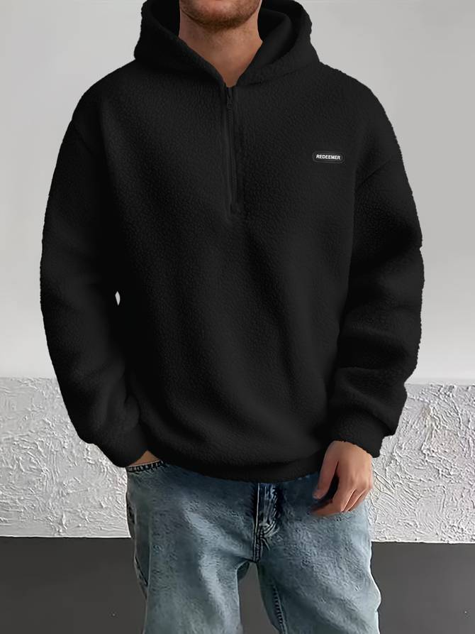 Aarav - Fleece hoodie met een capuchon