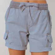 Saanvi - Verhoogde shorts met hoge taille voor dames