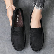 Zamir - een stijlvolle leren herenloafer met antislip