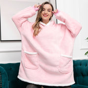 Elsa - Heerlijke Combinatie van een Zachte Hoodie en Comfy Deken in één