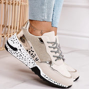 Wilma - Sneakers met een luipaardprint