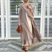 Courtney - Open Amina Abaya met Hijab