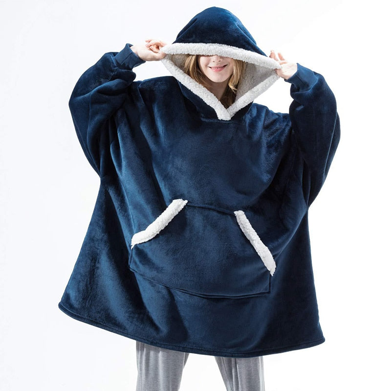 Elsa - Heerlijke Combinatie van een Zachte Hoodie en Comfy Deken in één