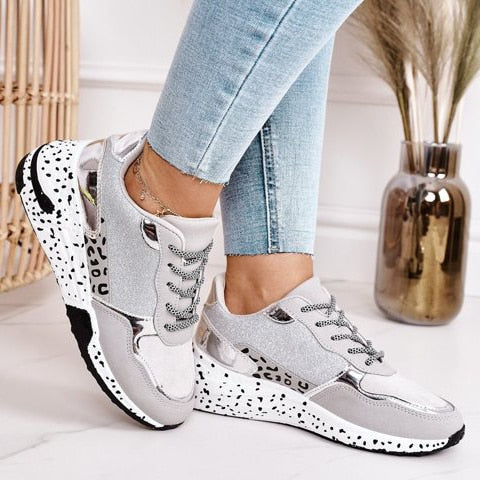 Wilma - Sneakers met een luipaardprint