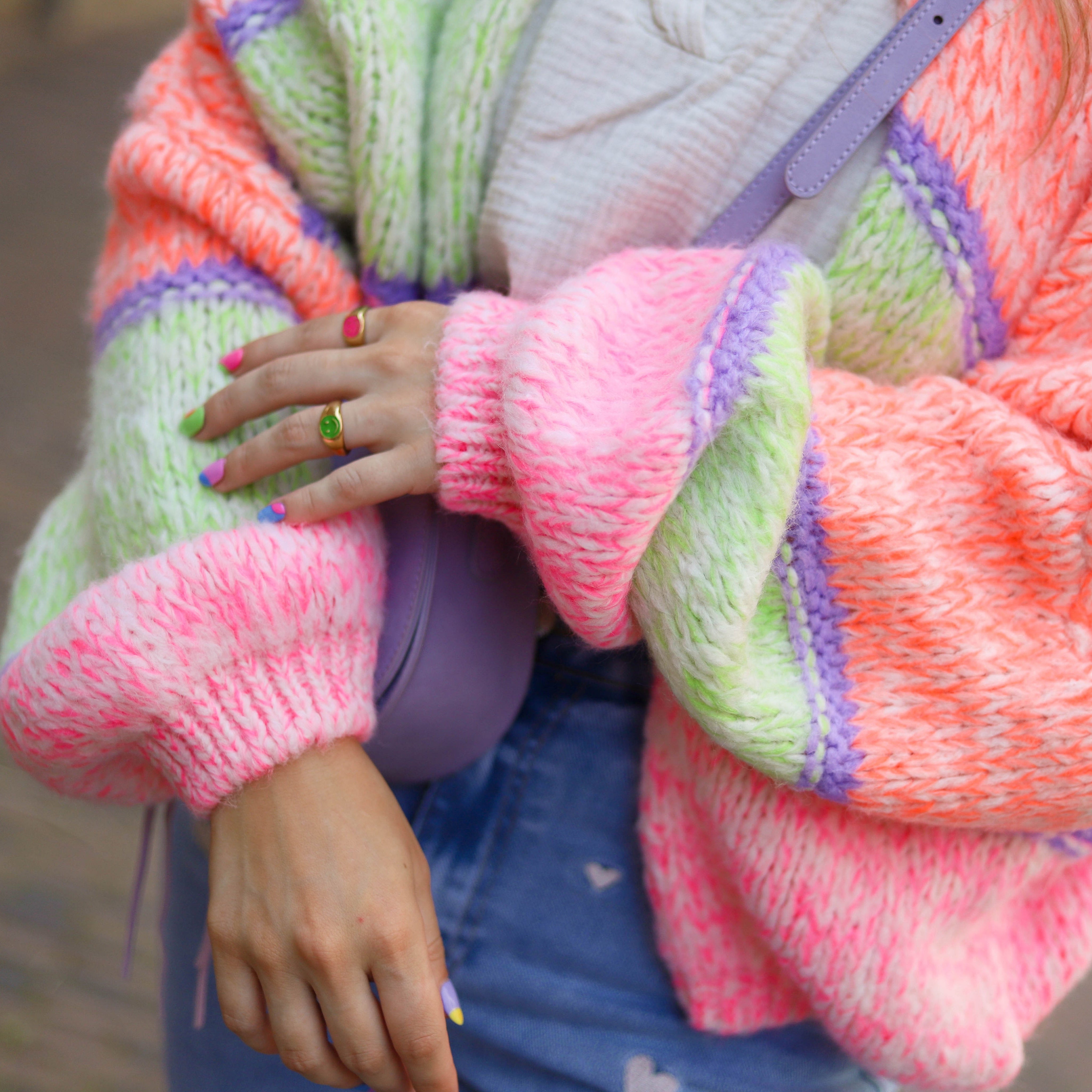 Madeline - Vrolijk Gekleurd Streepjesvest voor Dames