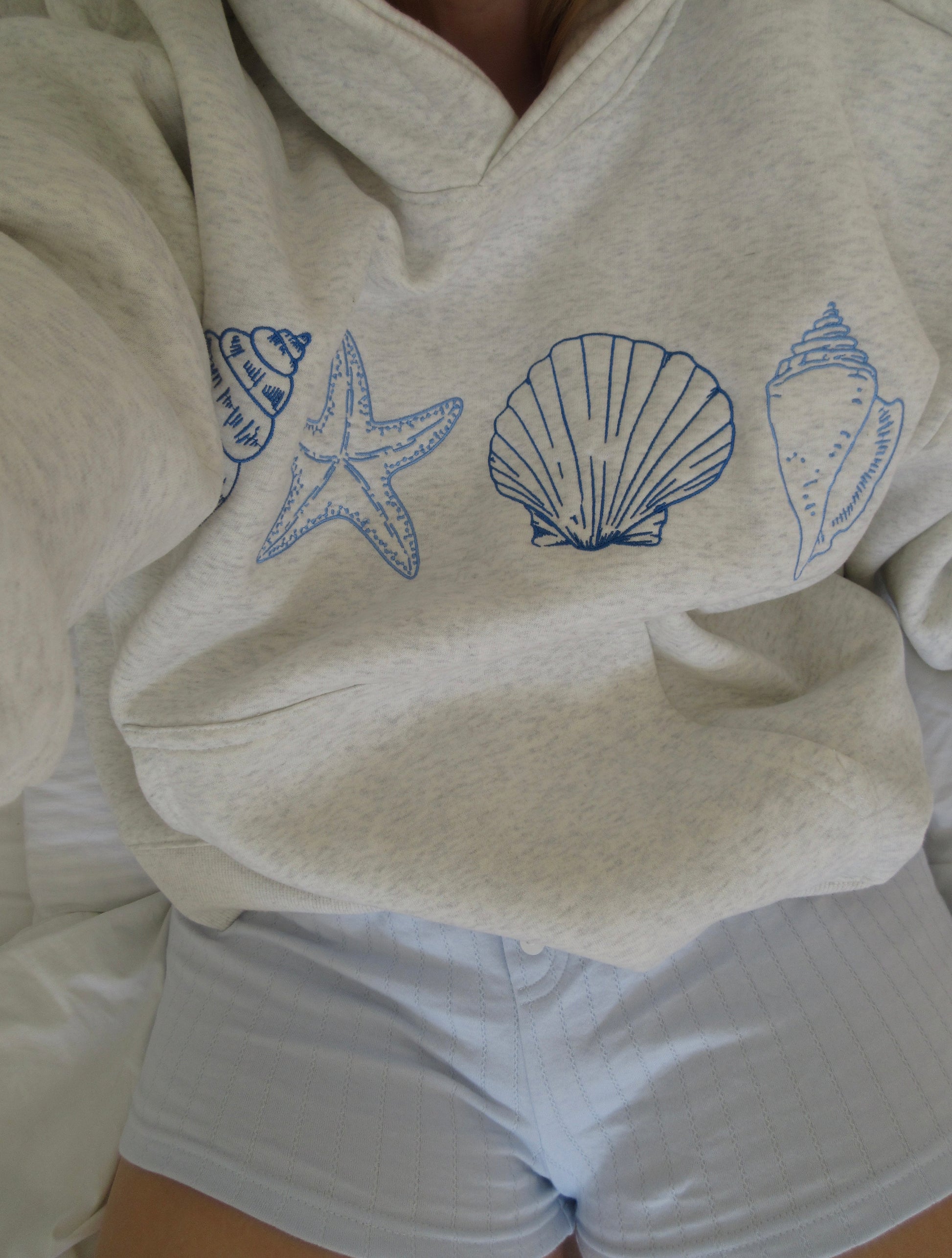 Aleena - Dames Sweatshirt met Schelpen