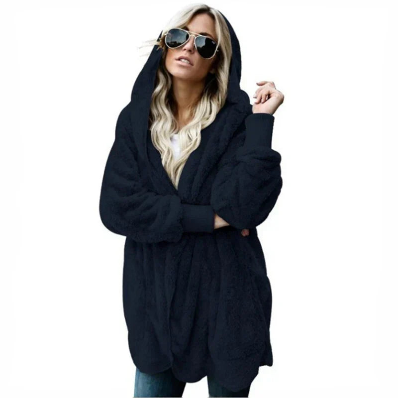 Kelsey - Warme oversized Fleece-Jas voor Dames