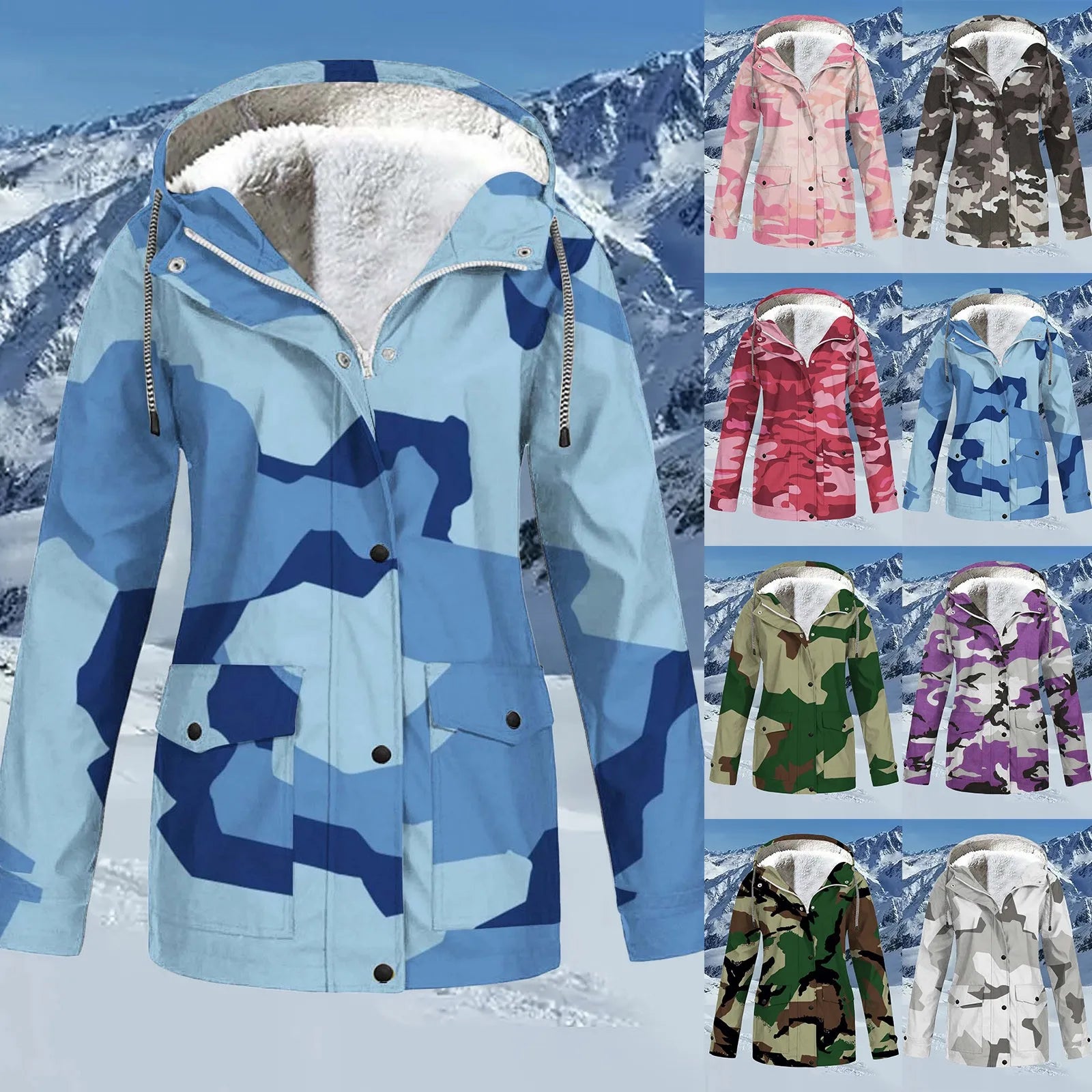 Anais - Fleece winterjack voor dames - winddicht en waterdicht