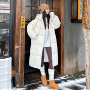 Zendaya - Lang winter dons parka jack voor dames met capuchon