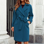 Casey - Langer dames trenchcoat wintermantel