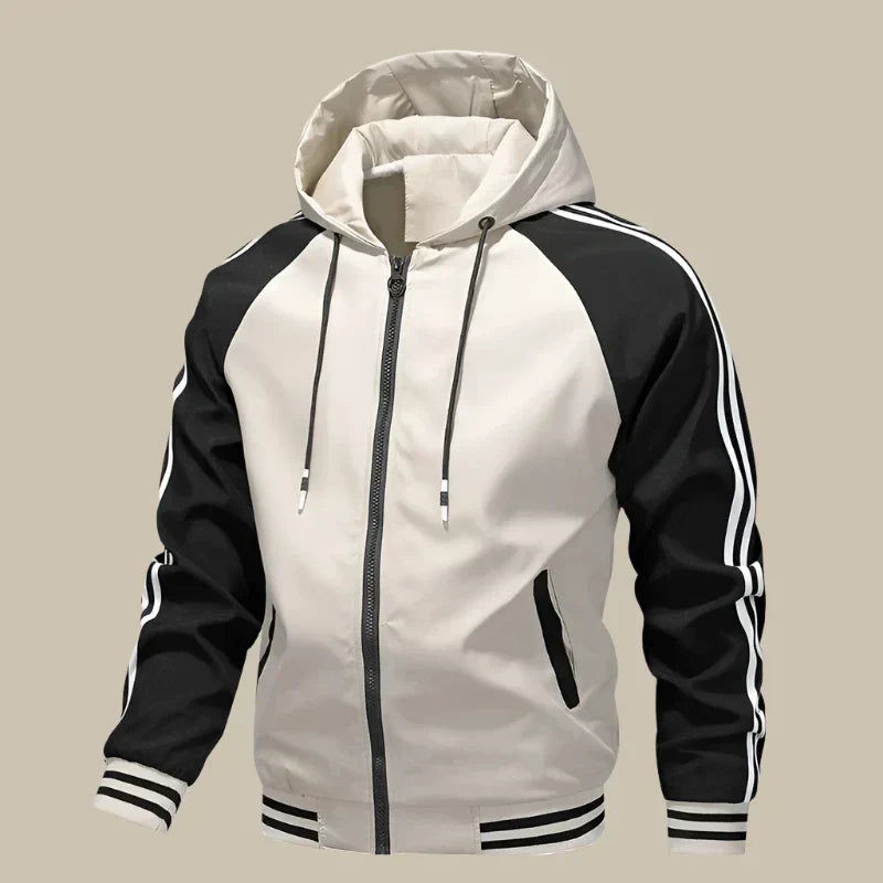 Lando - Casual hoodie met rist heren