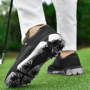 Eliam - Heren golfschoenen met een Profielzool en een vetersluiting, speciaal ontwikkeld voor golfers die vaak komen