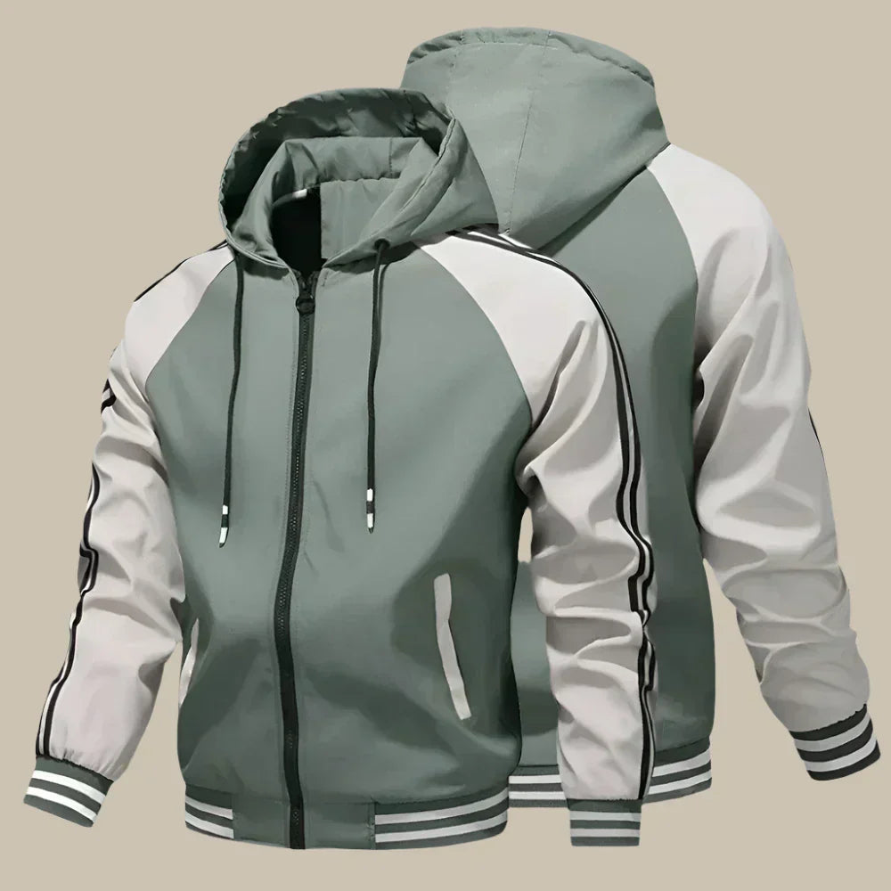 Colter - Een casual hoodie voor mannen met een rits