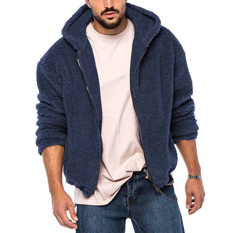 Chris - heren casual teddy winterjas