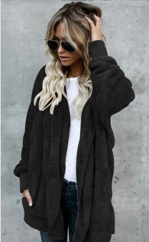 Kelsey - Warme oversized Fleece-Jas voor Dames