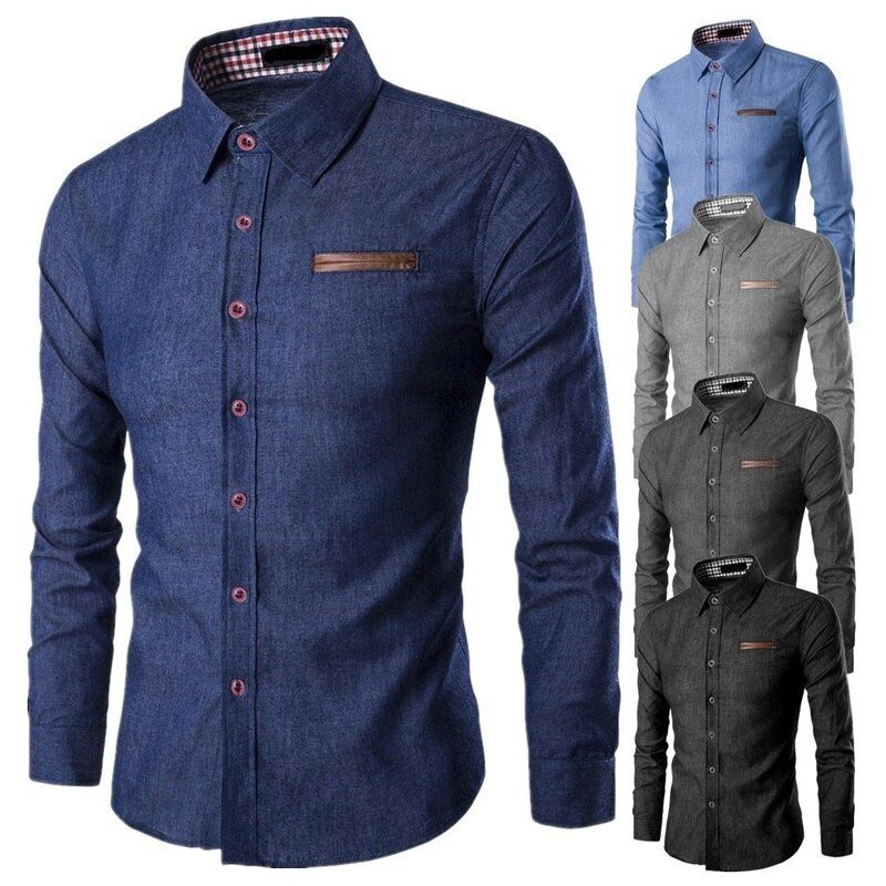 Stone - Heren Denim Overhemd