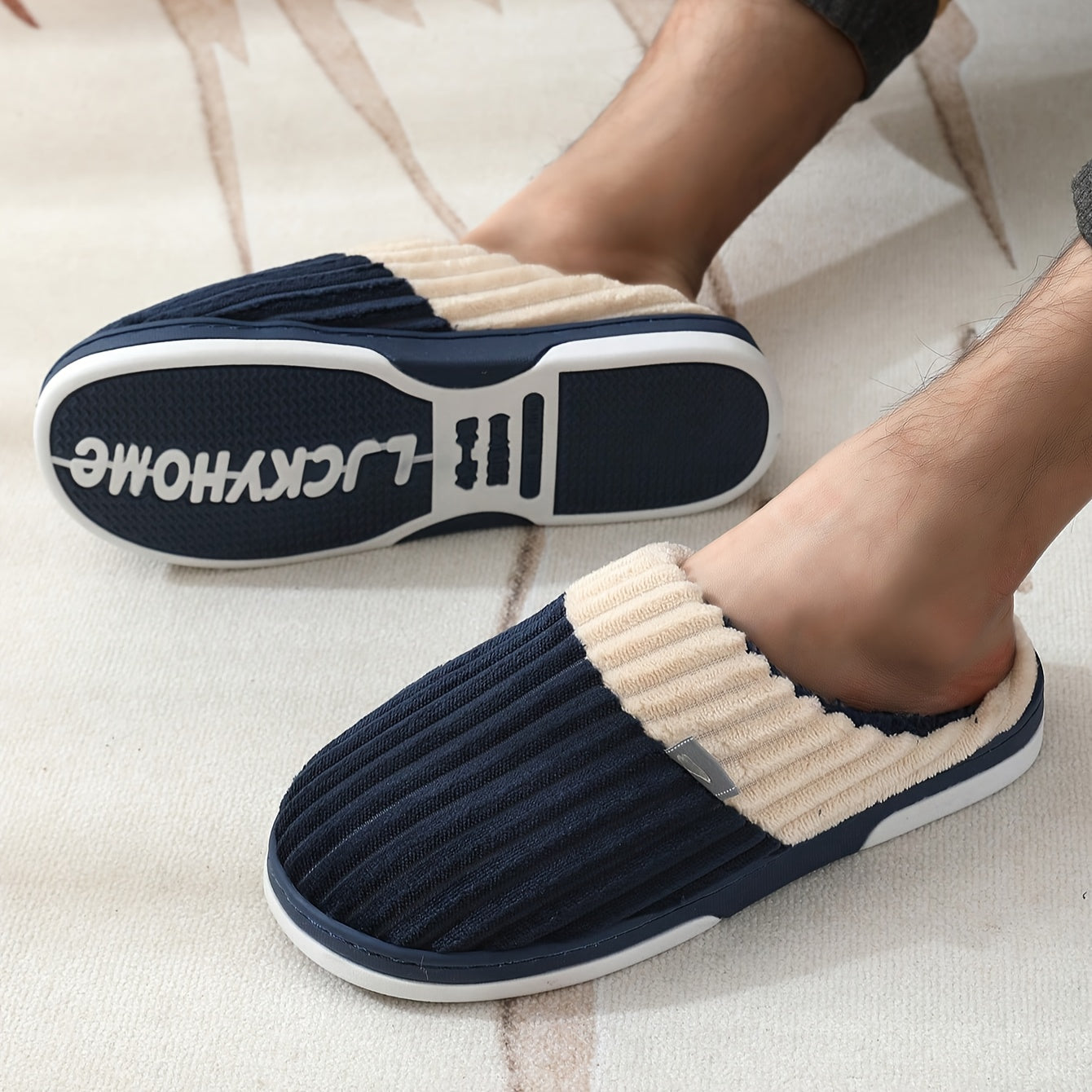 Jimmy - Warme, comfortabele slippers voor mannen