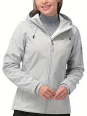 Megan - Softshell jas voor dames - Winddicht, waterafstotend en ademend outdoorjack