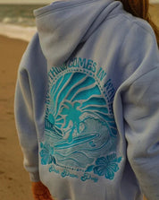 Tatum - Tropical living hoodie