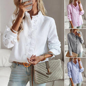 Miranda - Stijlvolle Ruches Blouse