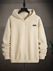 Aarav - Fleece hoodie met een capuchon