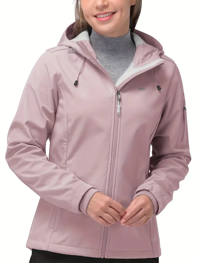 Megan - Softshell jas voor dames - Winddicht, waterafstotend en ademend outdoorjack