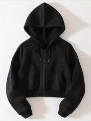 Melissa - Hoodie met gedeelde rits