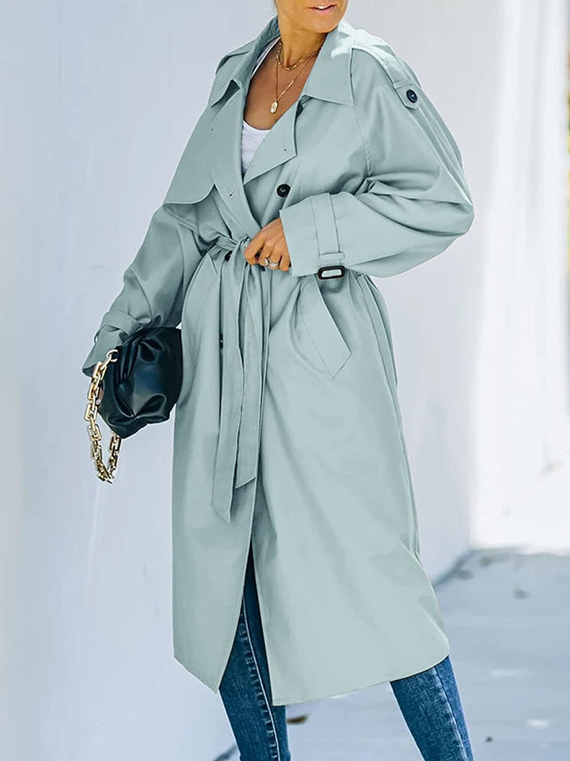 Sol - Dames Stijlvol Lange Trenchcoat | Winter