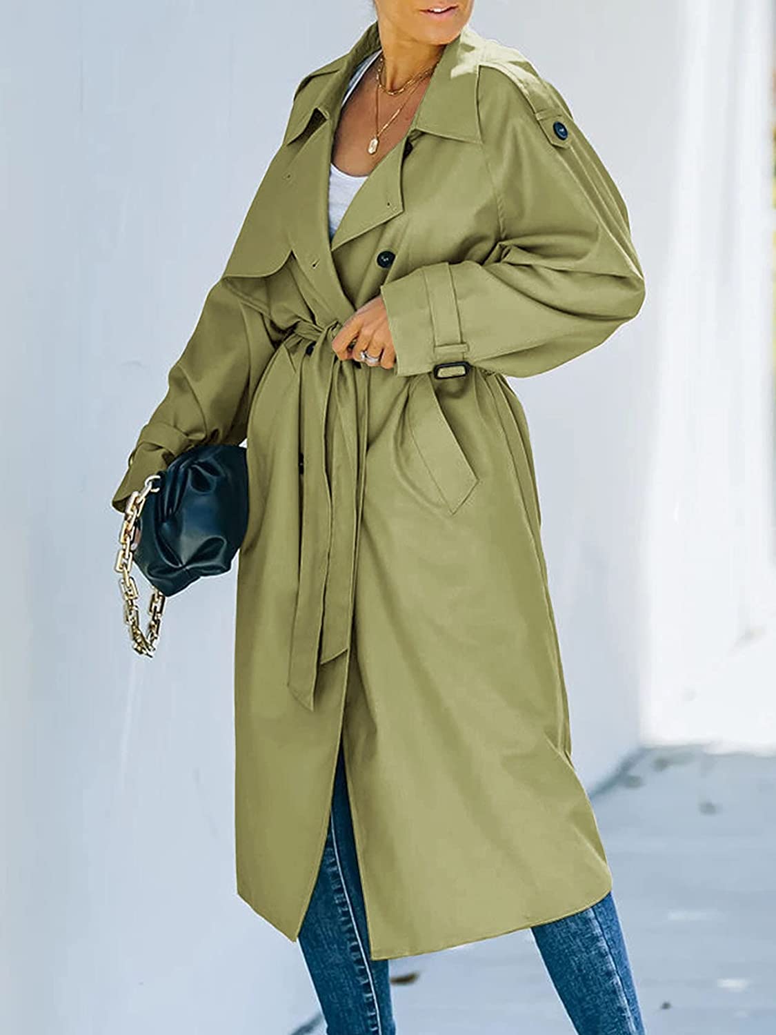 Sol - Dames Stijlvol Lange Trenchcoat | Winter