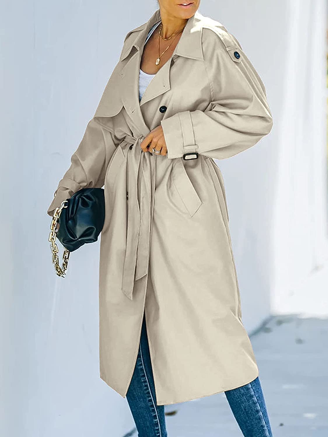 Sol - Dames Stijlvol Lange Trenchcoat | Winter