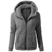 Benicio -  Behaaglijke Sherpa fleece hoodie met ritssluiting