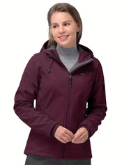 Megan - Softshell jas voor dames - Winddicht, waterafstotend en ademend outdoorjack