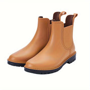 Christina - Dames Regenlaarzen – Waterdichte Enkelhoge Boots, Antislip en Modieus